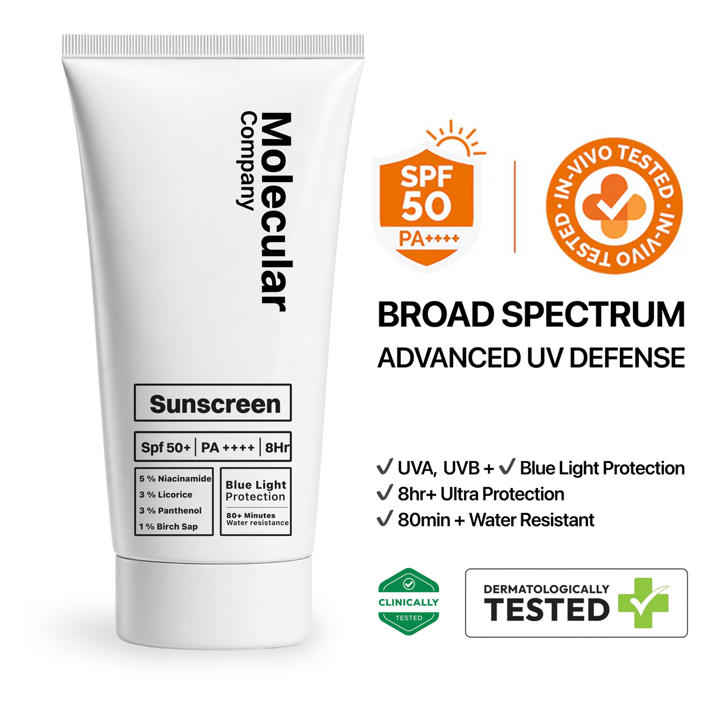 Molecular Company Sunscreen SPF 50+